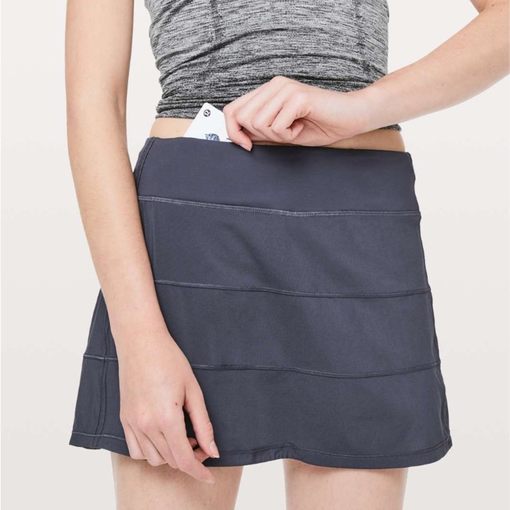 Lululemon Pace Rival Skirt (Tall) in Cadet Blue